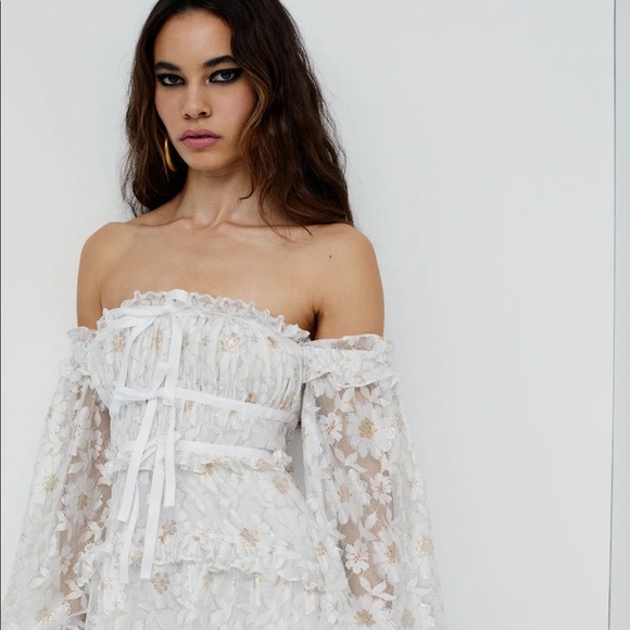 For Love & Lemons Lupita Hi-Low dress NWT - Picture 5 of 7